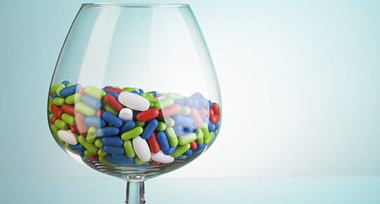 Study on the compatibility of antibiotics and alcohol