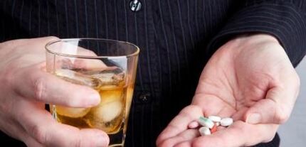 Alcohol is the cause of incorrect digestion